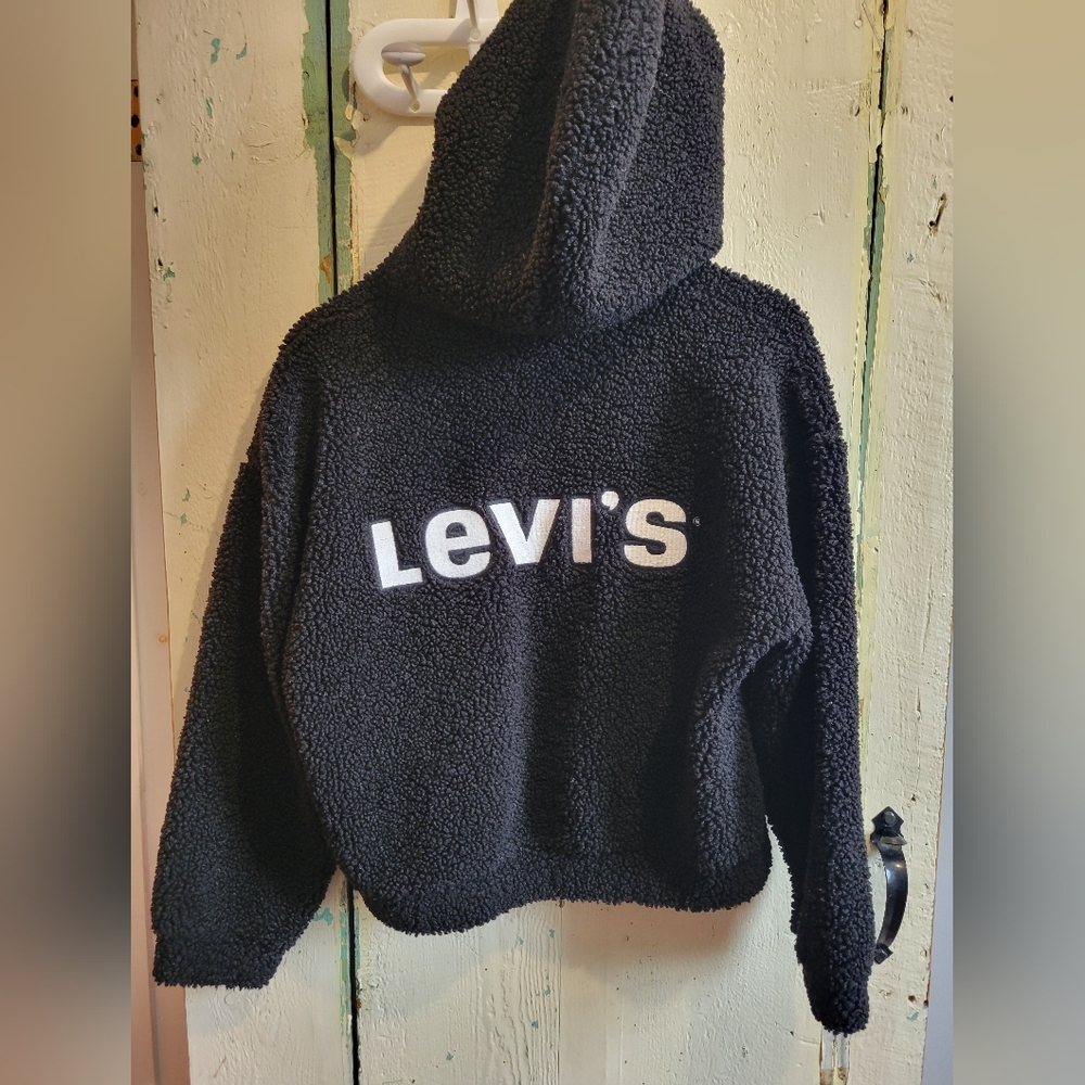 Levi's Black Fleece Hoodie Sweater